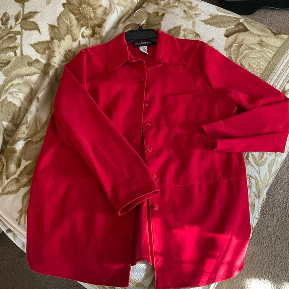Red over shirt